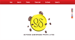 Desktop Screenshot of gdfoods.com
